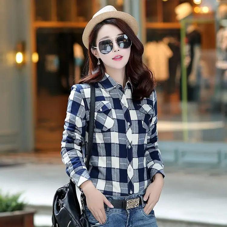 Women's Velvet Lined Plaid Shirt Jacket Shacket Coat Outerwear
