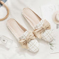 Women's Round-Toe Flat Slippers - Romantic Slip-On Casual Flats
