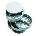 Earring Storage Box with Rotating Display Rack