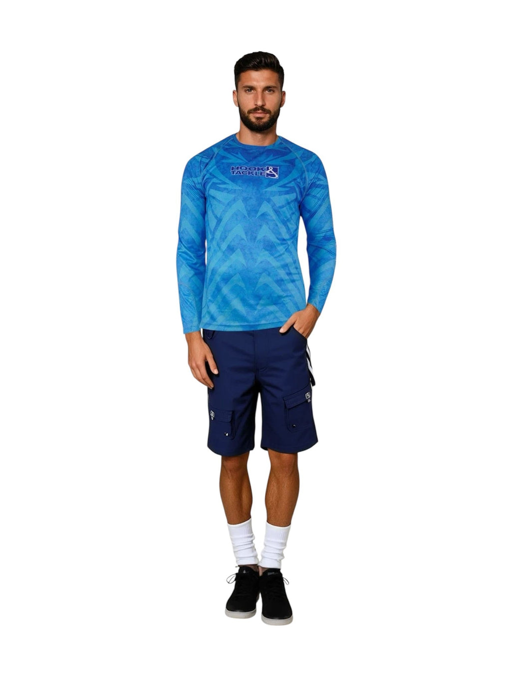 Men's Armor Long Sleeve UV Protection Performance Fishing Shirt - Image 2