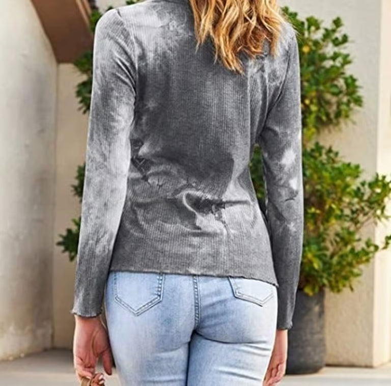 Long Sleeve Button Down Knit Cardigan