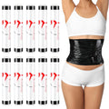 Yinder 10 Rolls 60 Meters Plastic Body Wrap Stomach Osmotic Wraps Film Skinny Belly Wrap Abdomen Waist Workout Sweat Enhancer Cellulite Saran Wrap for Sauna Exercise Waist Hot Burning Black