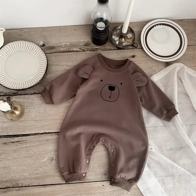 Cartoon Baby Rompers for Girls and Boys, Long Sleeve