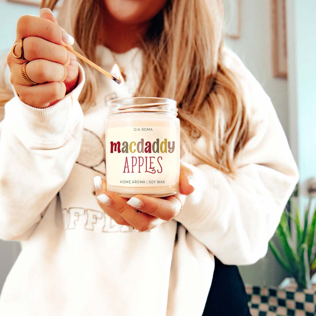 Mac Apple Candle