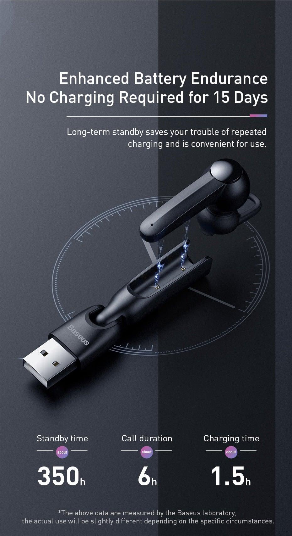 Magnetic Wireless Bluetooth Earphone with Noise-Canceling Microphone