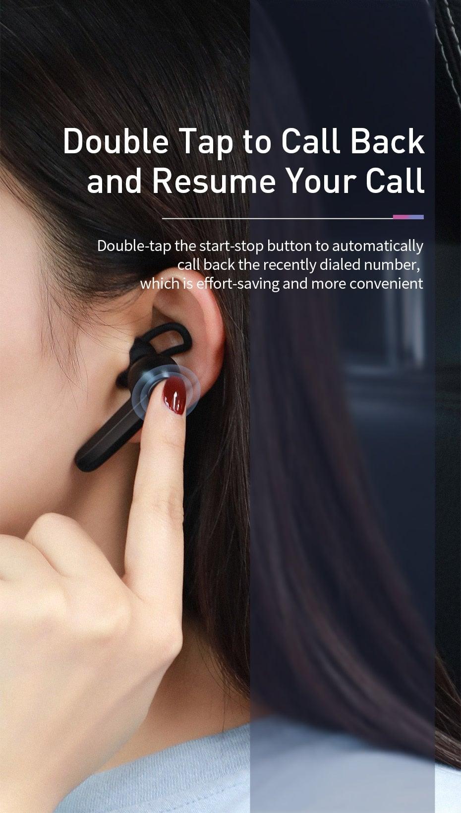 Magnetic Wireless Bluetooth Earphone with Noise-Canceling Microphone