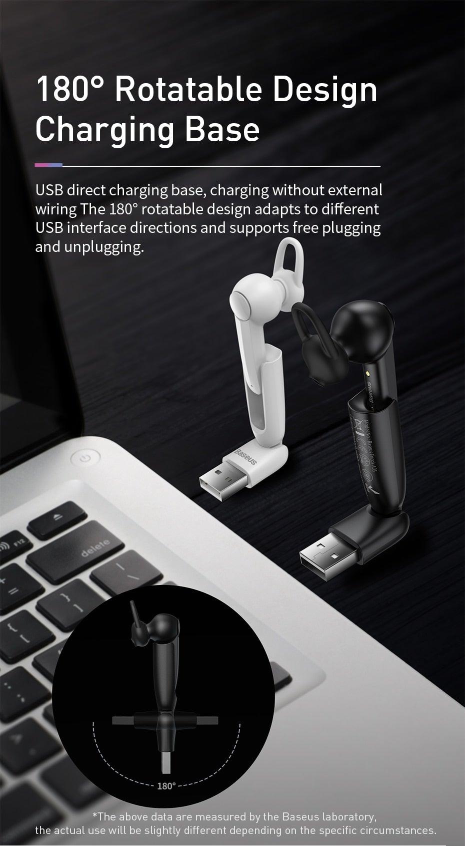 Magnetic Wireless Bluetooth Earphone with Noise-Canceling Microphone