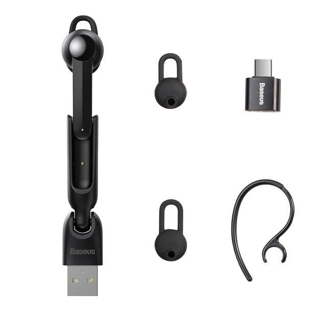 Magnetic Wireless Bluetooth Earphone with Noise-Canceling Microphone