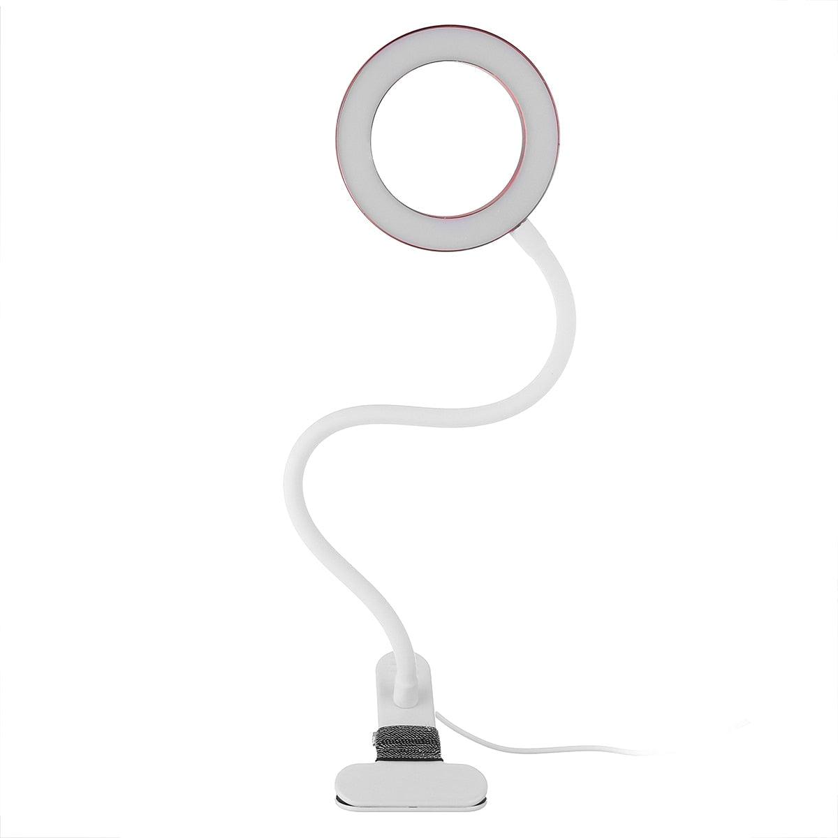 Dimmable LED Clip-on Desk Lamp with 3 Color Modes for Reading