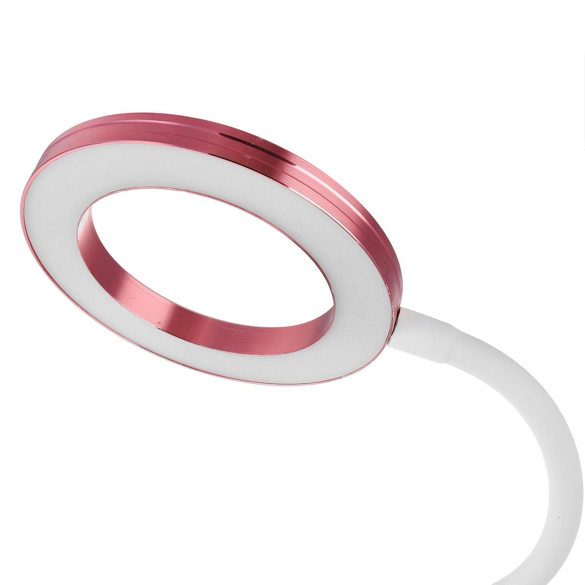 Dimmable LED Clip-on Desk Lamp with 3 Color Modes for Reading
