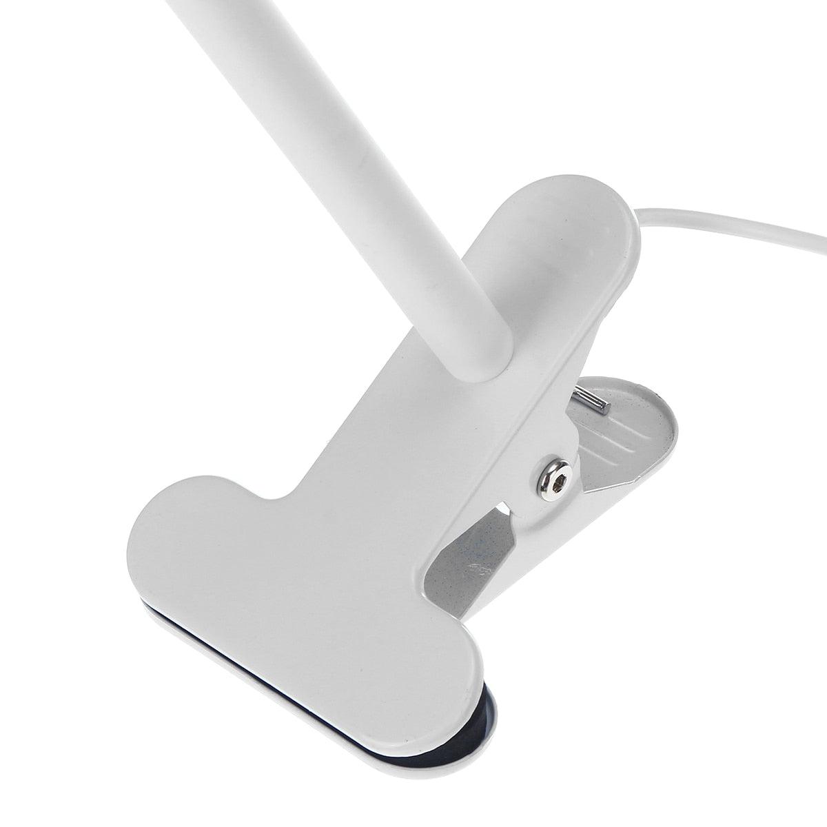 Dimmable LED Clip-on Desk Lamp with 3 Color Modes for Reading