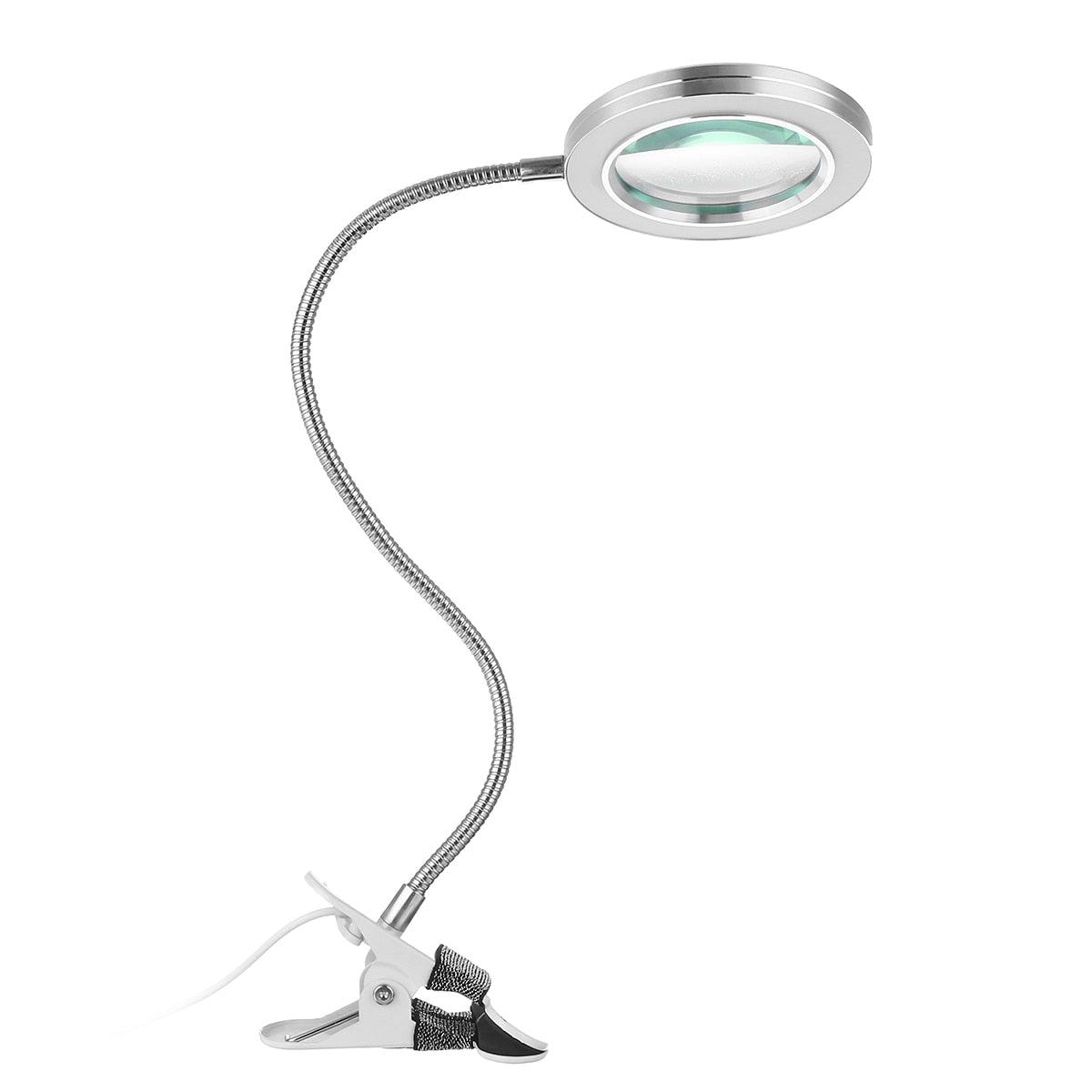 Dimmable LED Clip-on Desk Lamp with 3 Color Modes for Reading