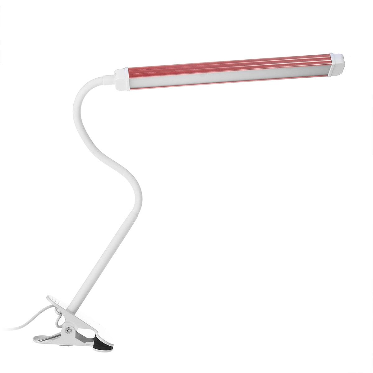 Dimmable LED Clip-on Desk Lamp with 3 Color Modes for Reading