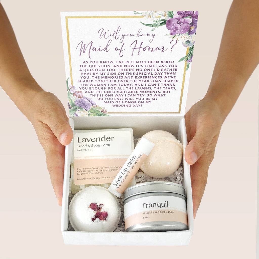 Maid of Honor Spa Gift Box