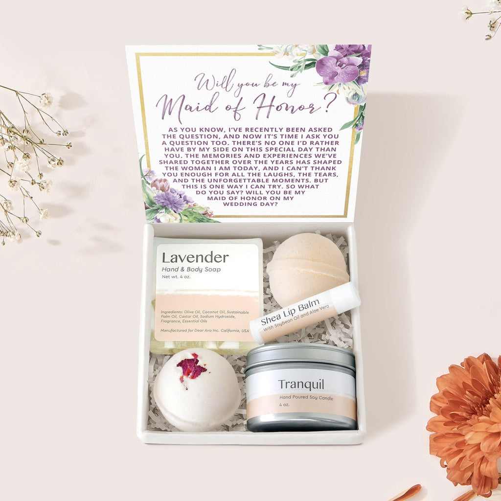 Maid of Honor Spa Gift Box