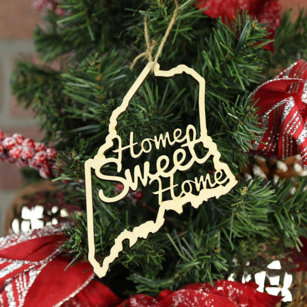Maine Home Sweet Home Ornaments