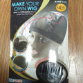 Qfitt 5065 black capless wig cap for DIY custom wig construction