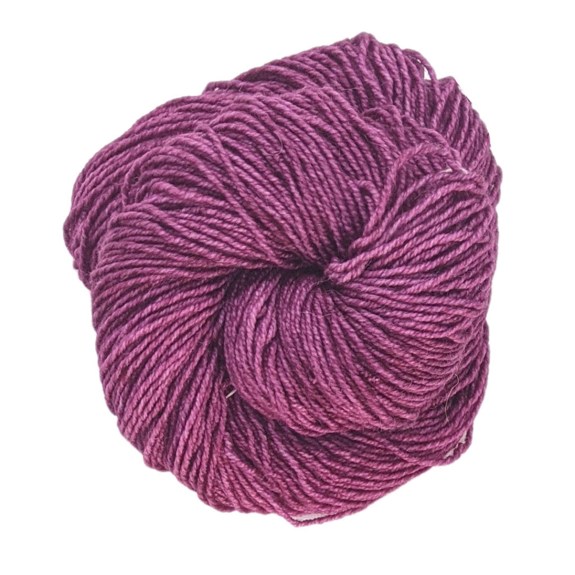 Malabrigo Dos Tierras DK Yarn in Neutral Cool Grey Knit