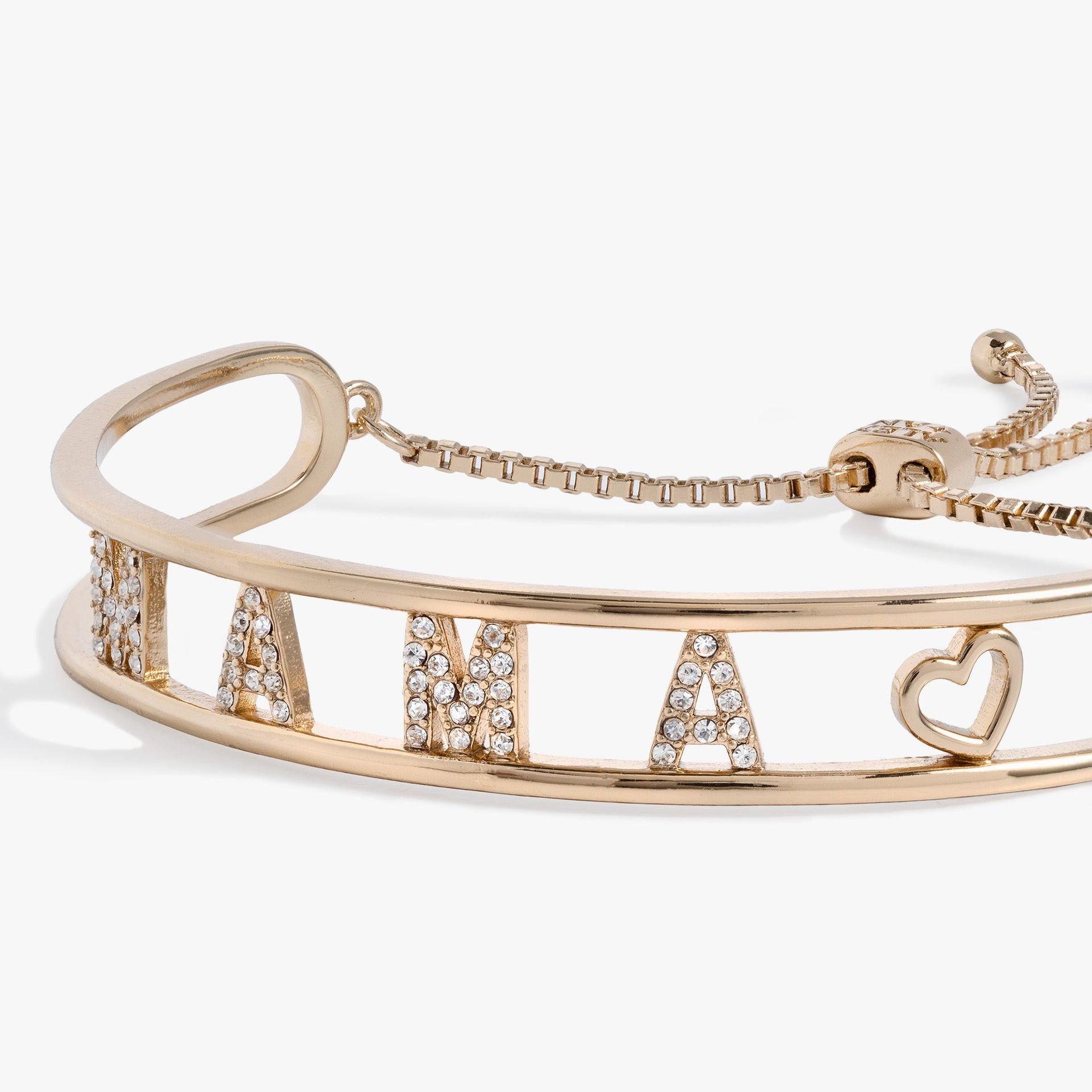 Mama Pavé Crystal Bolo Bracelet