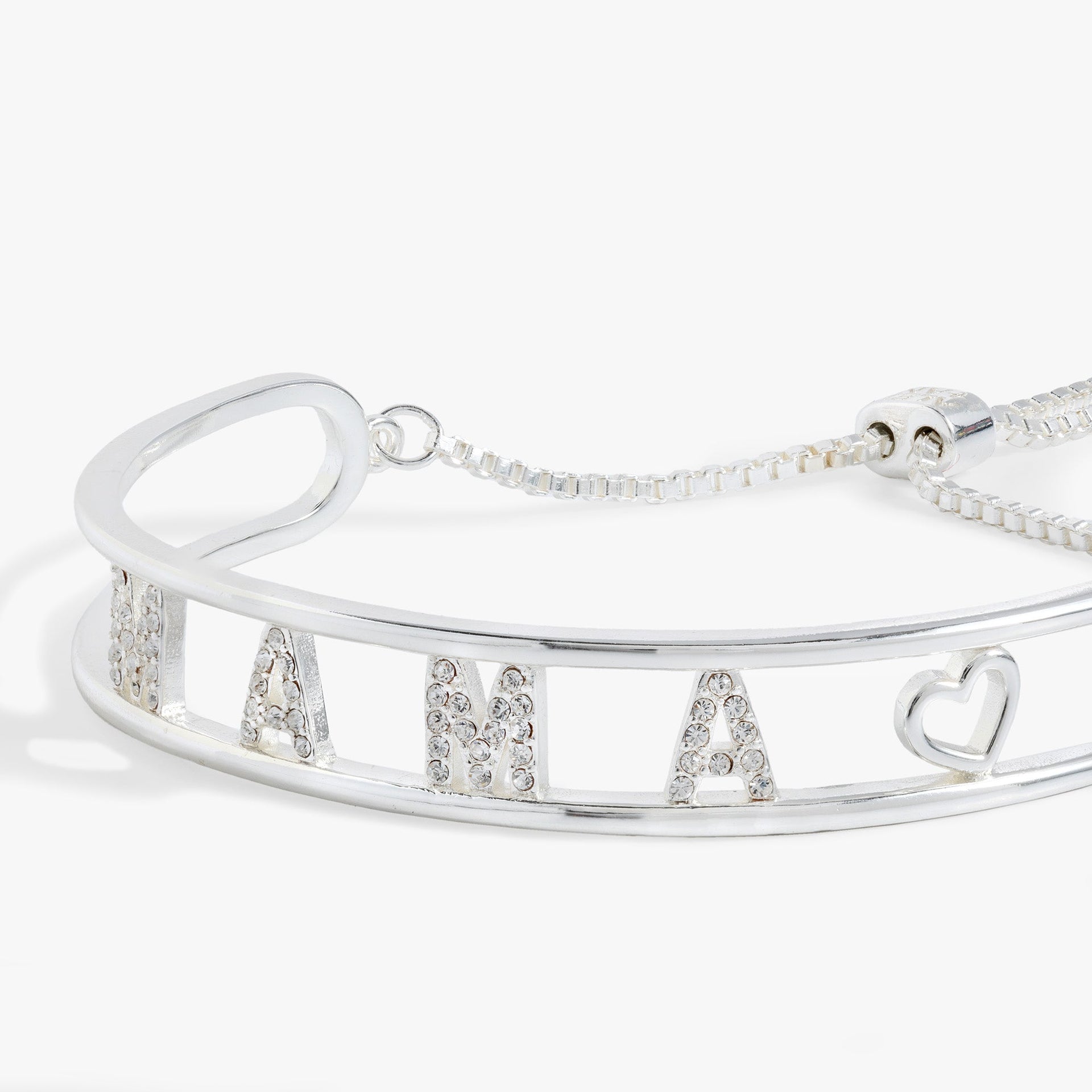 Mama Pavé Crystal Bolo Bracelet