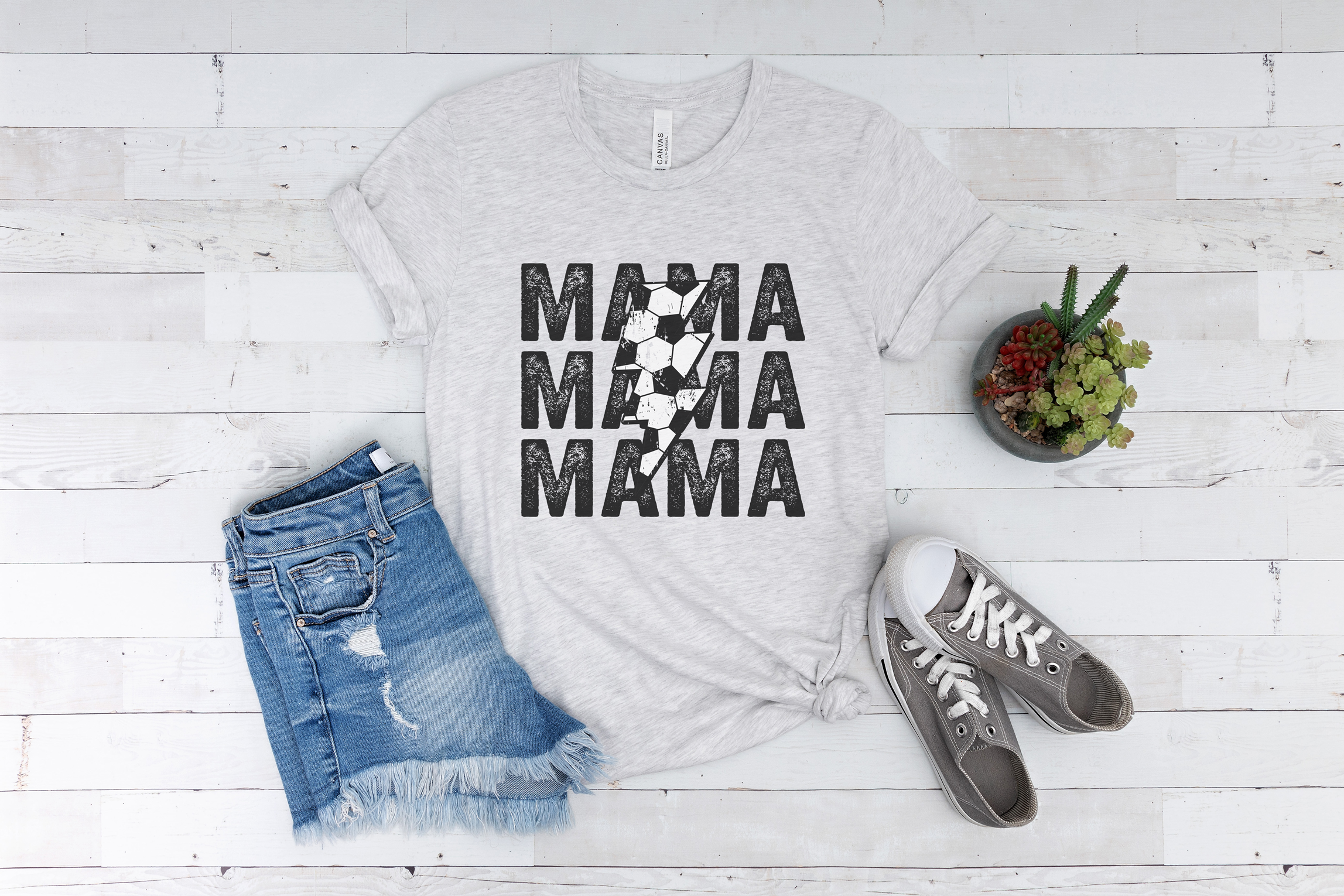 MAMA Lightning Soccer Tee