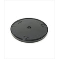 Professional 360-degree rotating display base for mannequin heads on a retail counter