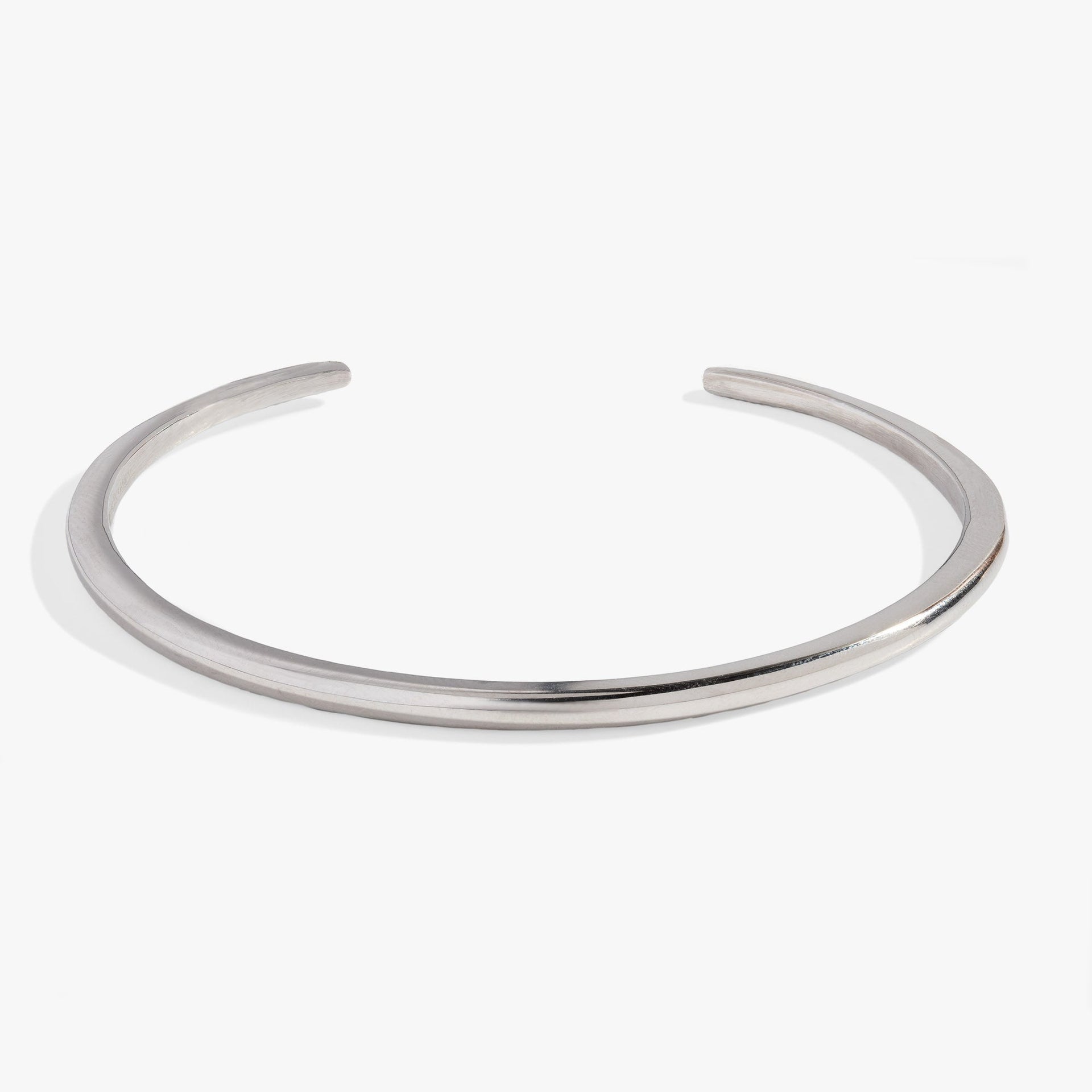 Trust the Process Open Tusk Cuff Bracelet with Crystal Accents