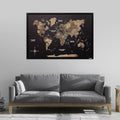 Map on Board LED 2.0 Terra Modern Illuminated World Map Decor