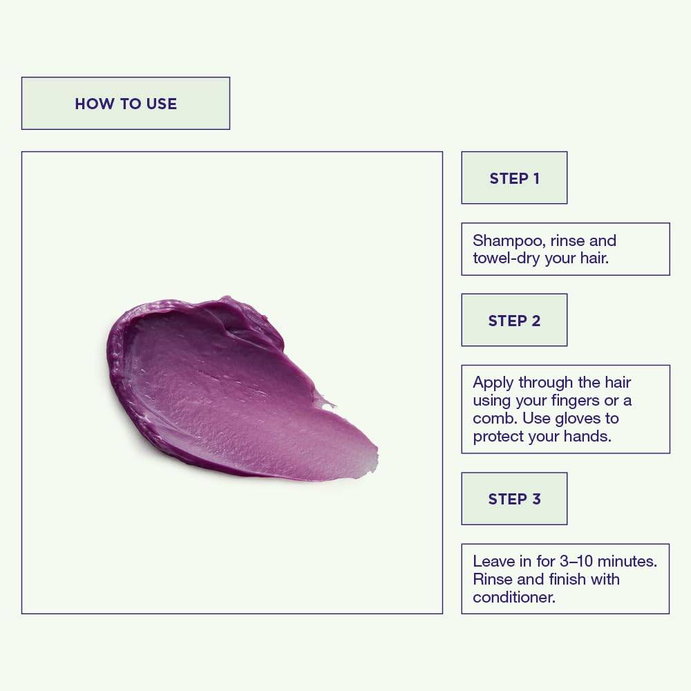 Lavender Color Refresh Semi-Permanent Hair Mask Treatment