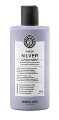 Maria Nila Sheer Silver Conditioner bottle in 10.1 oz size for blonde and grey hair