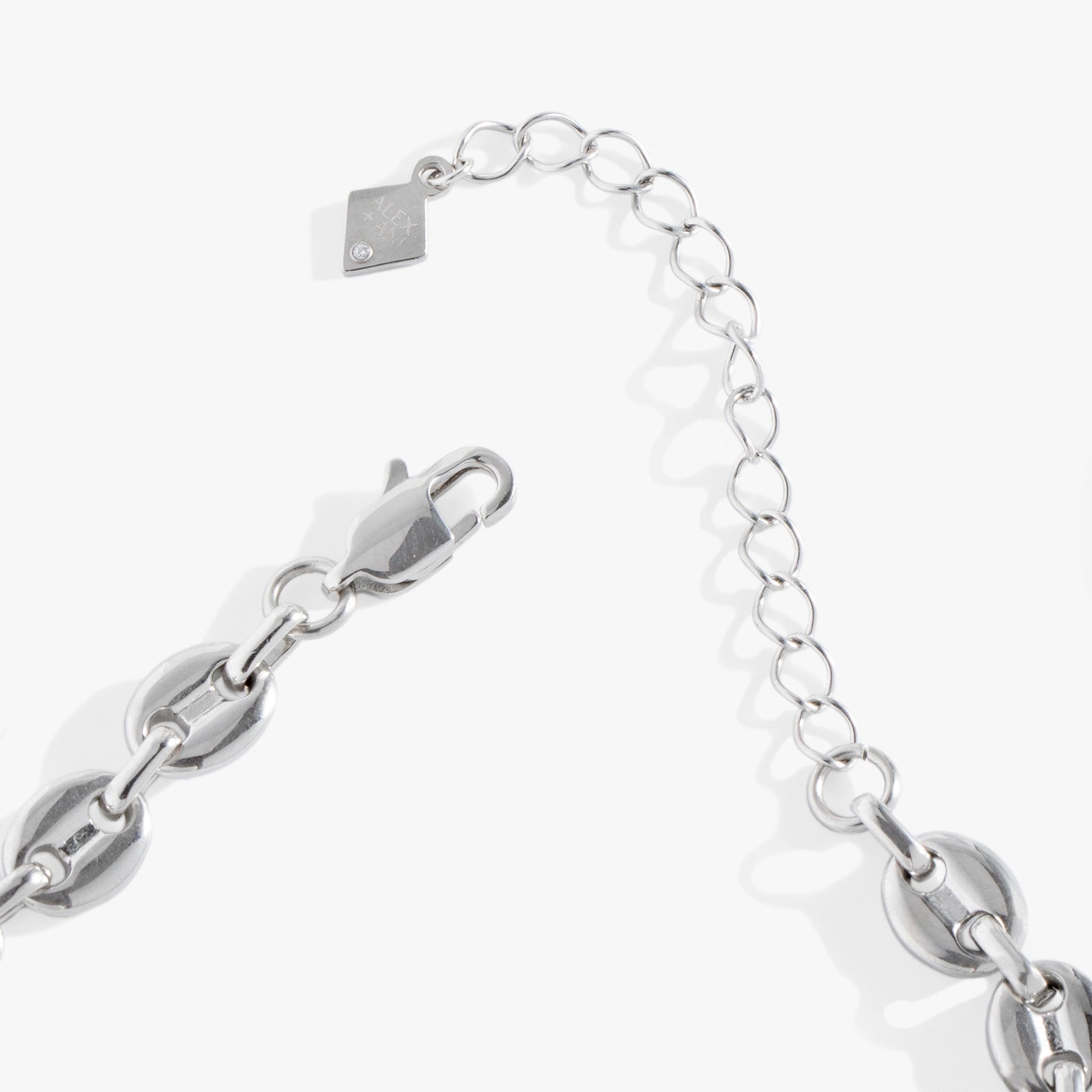 Stainless Steel Mariner Chain Necklace - Bold Interlocking Links
