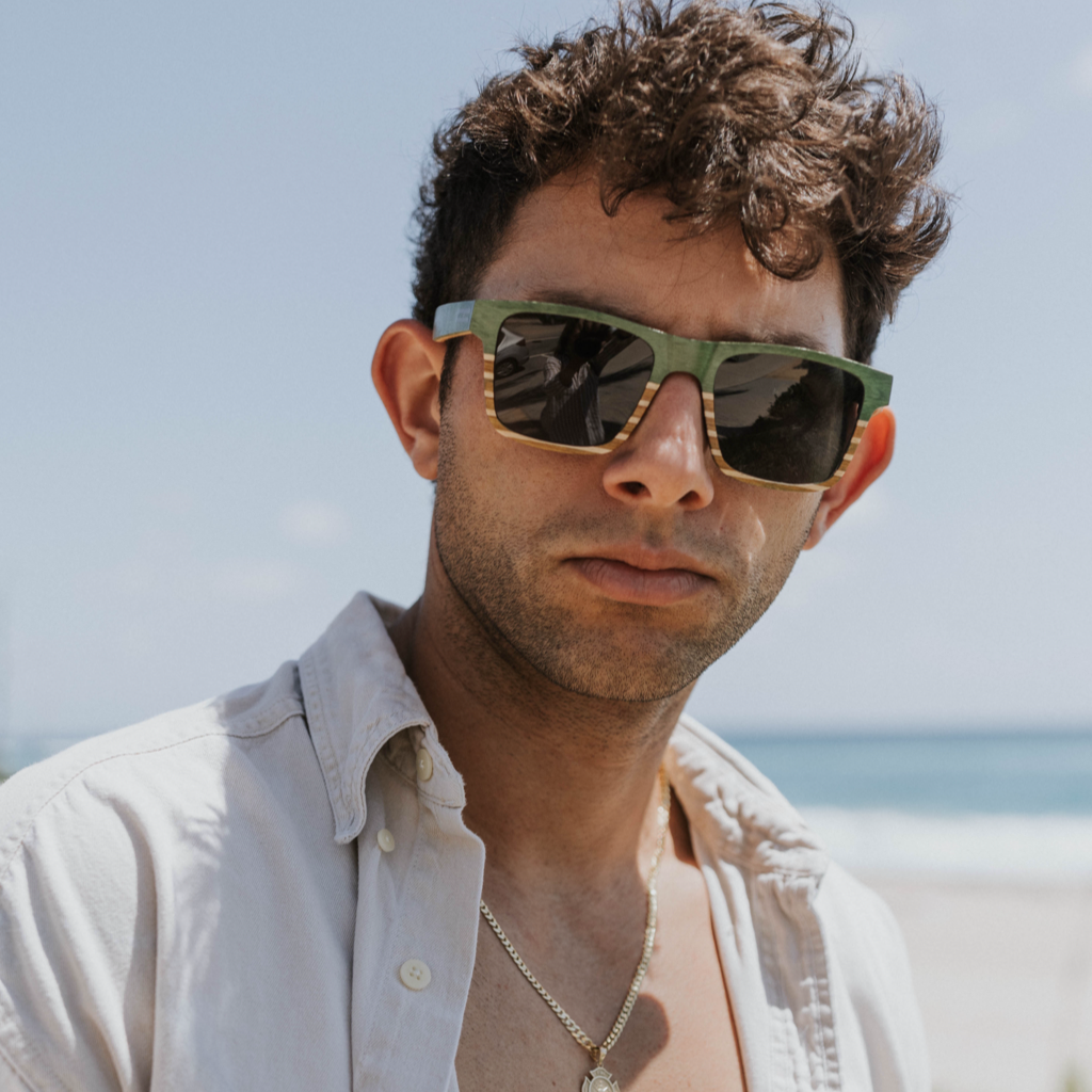 Sebastian Maritime Wood & Carbon Fiber Sunglasses - Unisex