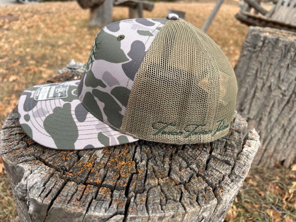 Marsh Duck Camo Embroidered Trucker Hat