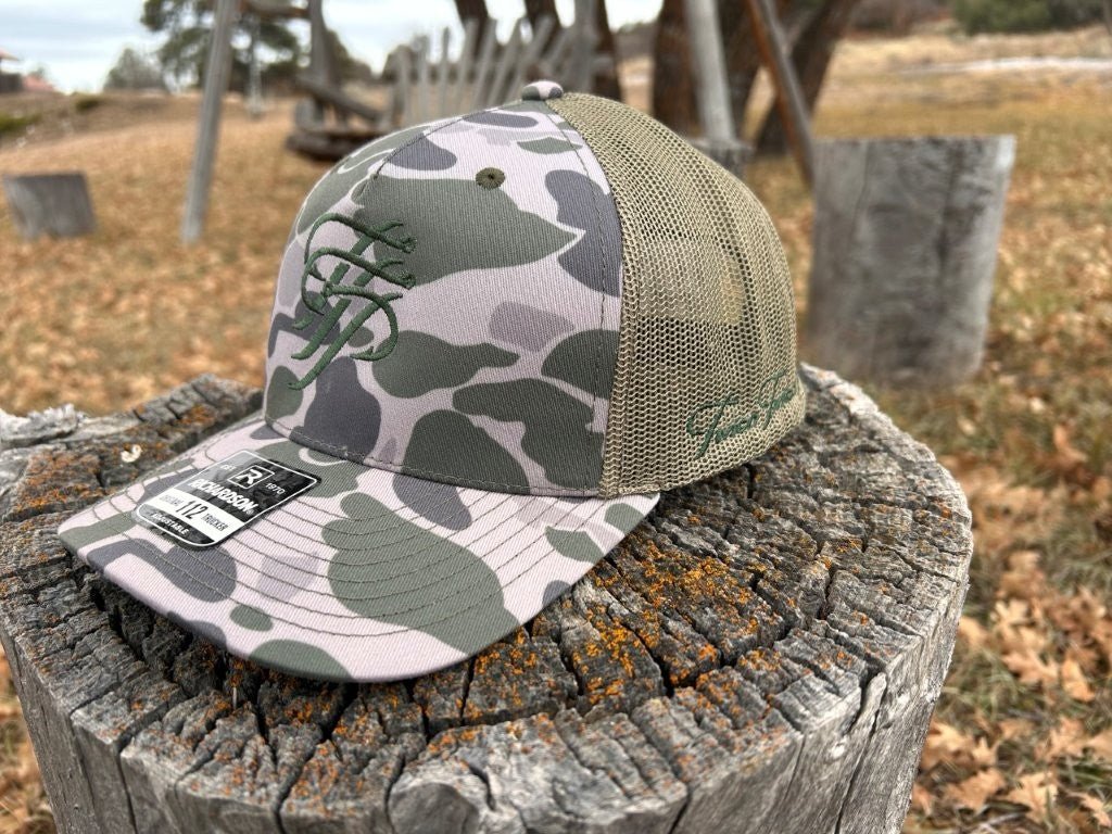Marsh Duck Camo Embroidered Trucker Hat