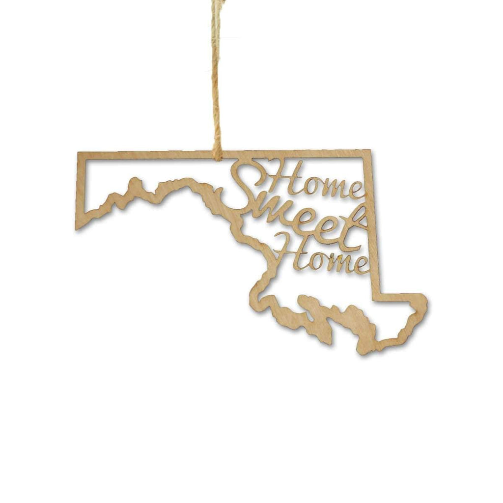 Maryland Home Sweet Home Ornaments