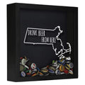Massachusetts Drink Beer From Here Beer Cap Shadow Box