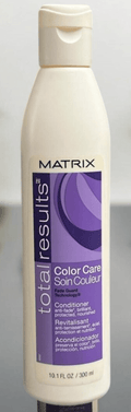 A 10.1 oz bottle of Matrix Total Results Color Care Conditioner for vibrant hair