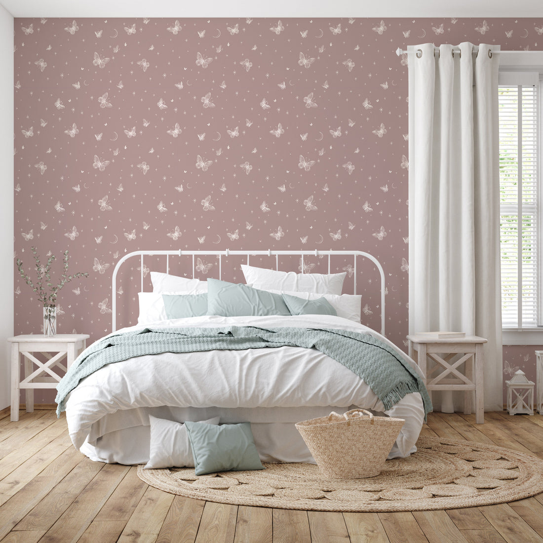 Roamy Removable Peel and Stick Wallpaper by The Feral Flower