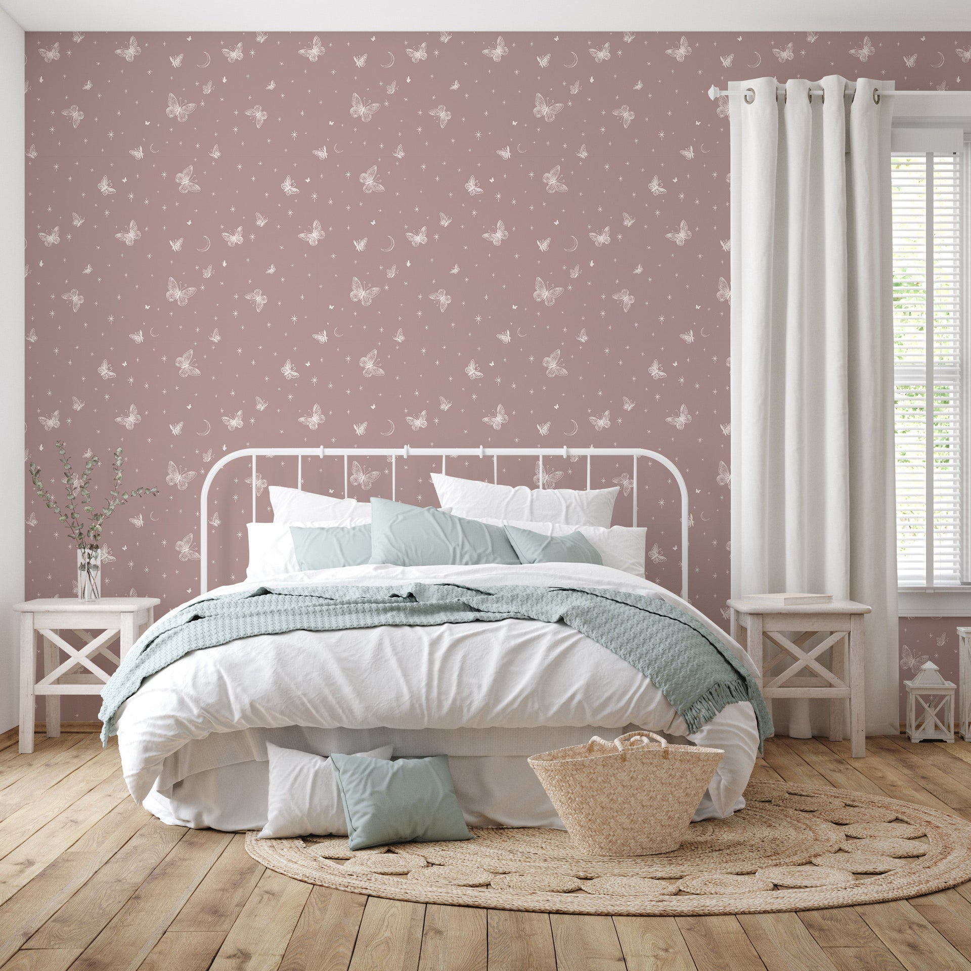 Roamy Removable Peel and Stick Wallpaper by The Feral Flower