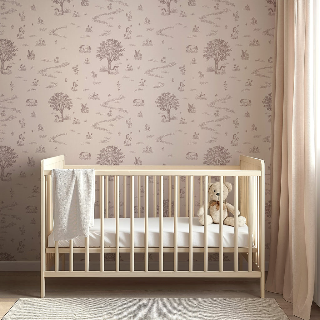 Locke Floral Removable Wallpaper by The Feral Flower