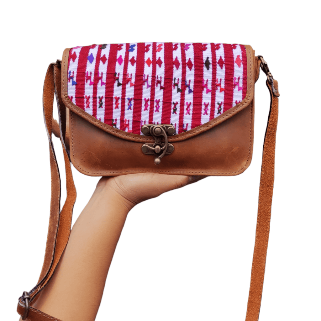 Mayan Fabric Crossbody Bag
