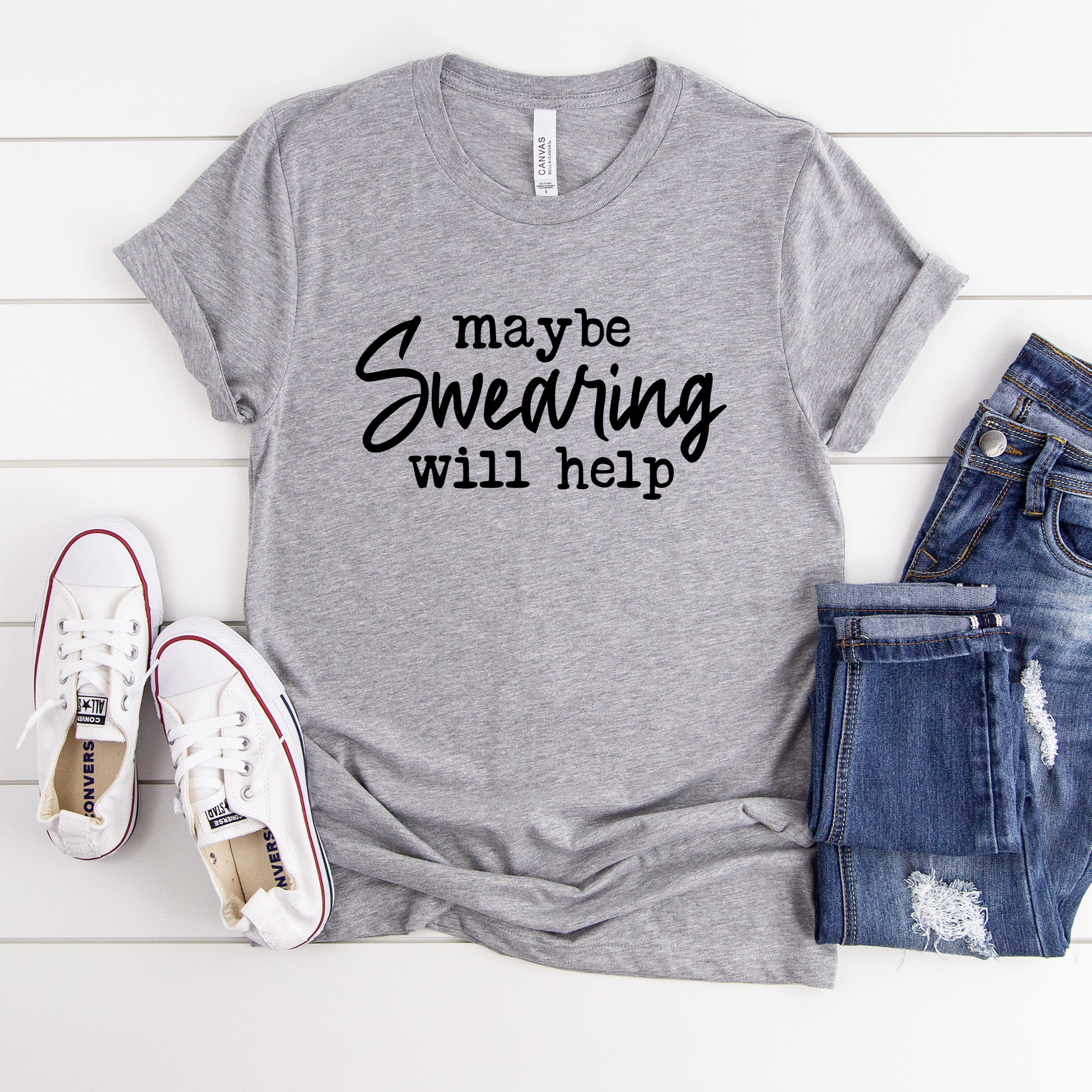 Maybe Swearing Will Help Tee