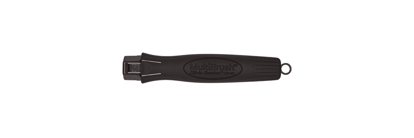 Olivia Garden Multi Brush black handle with retractable sectioning pick