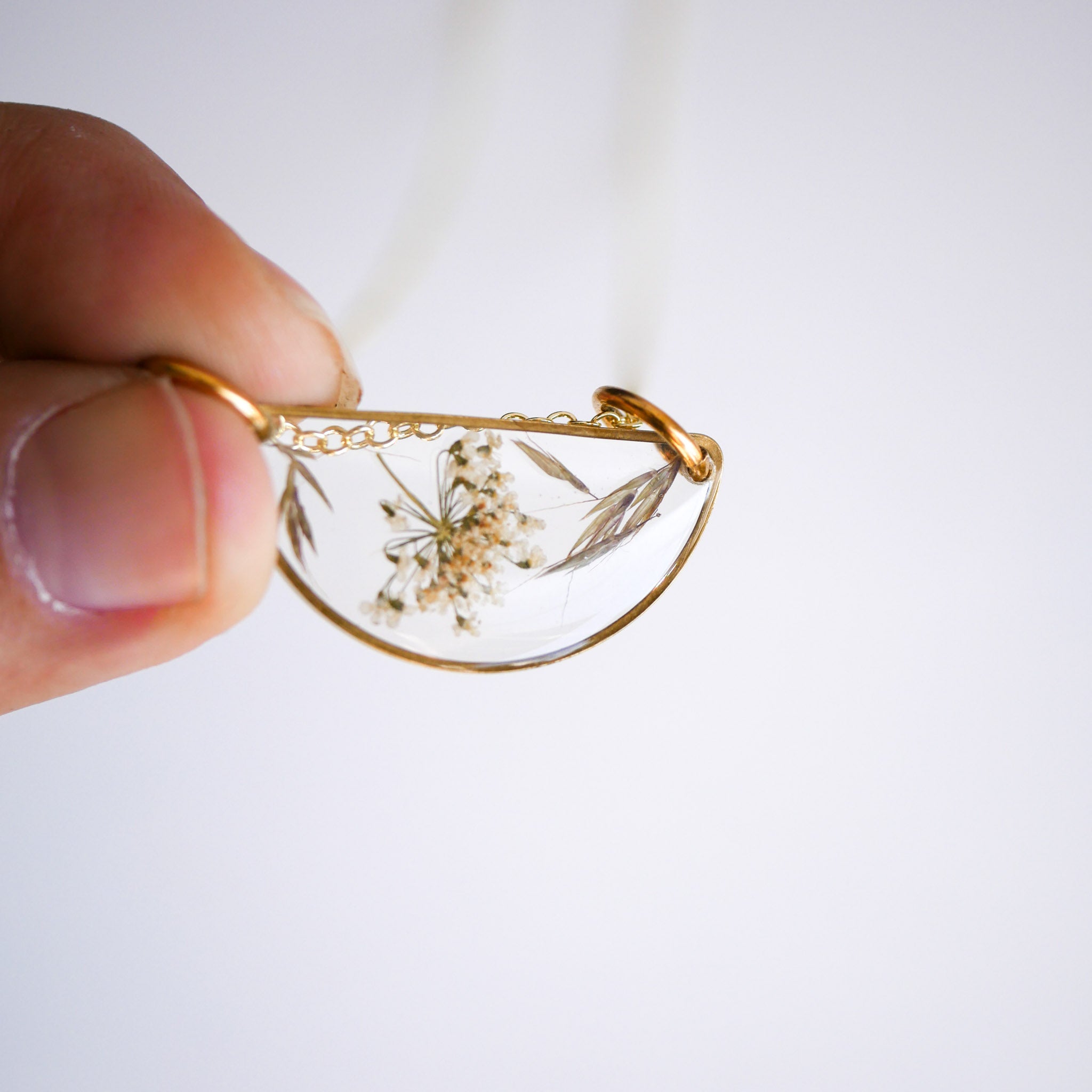 Meadow Luna Necklace - Botanical Gold Plated