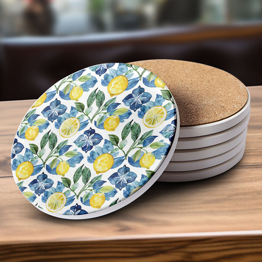 Mediterranean Lemon Coasters