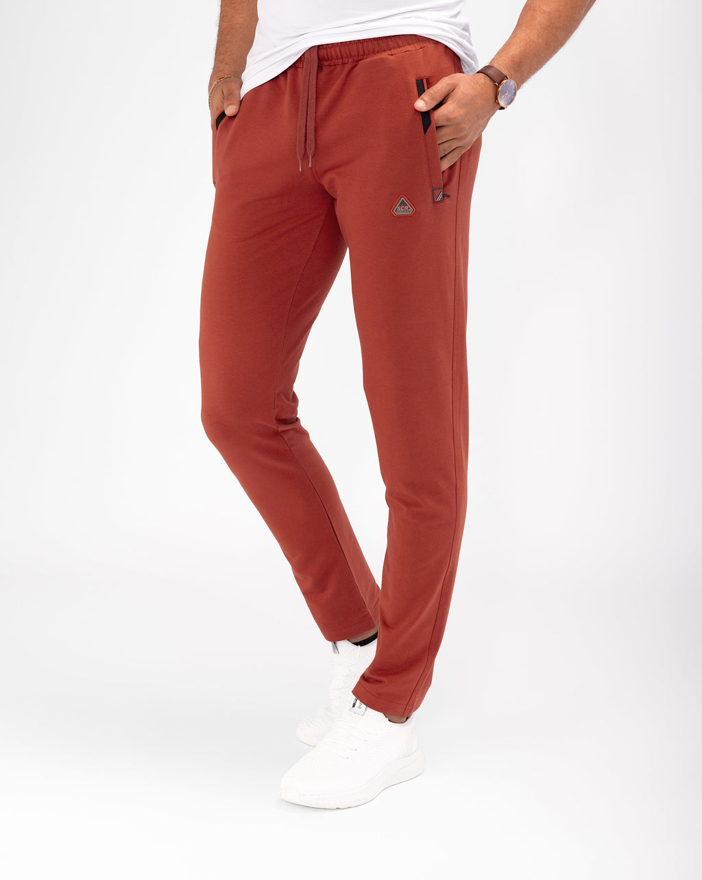 Navy Blue Athletic Tapered Jogger Pants for Tall Men - Image 12