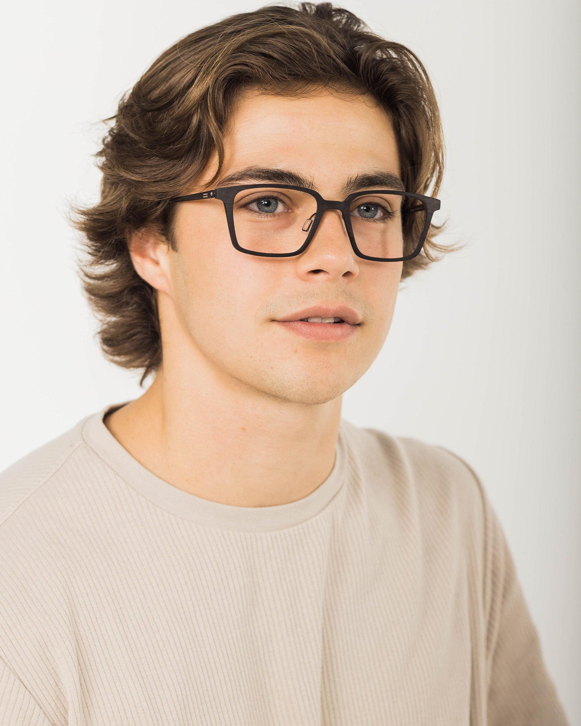 Melbourne Metal and Wood Eyeglasses with Modern Clean Lines