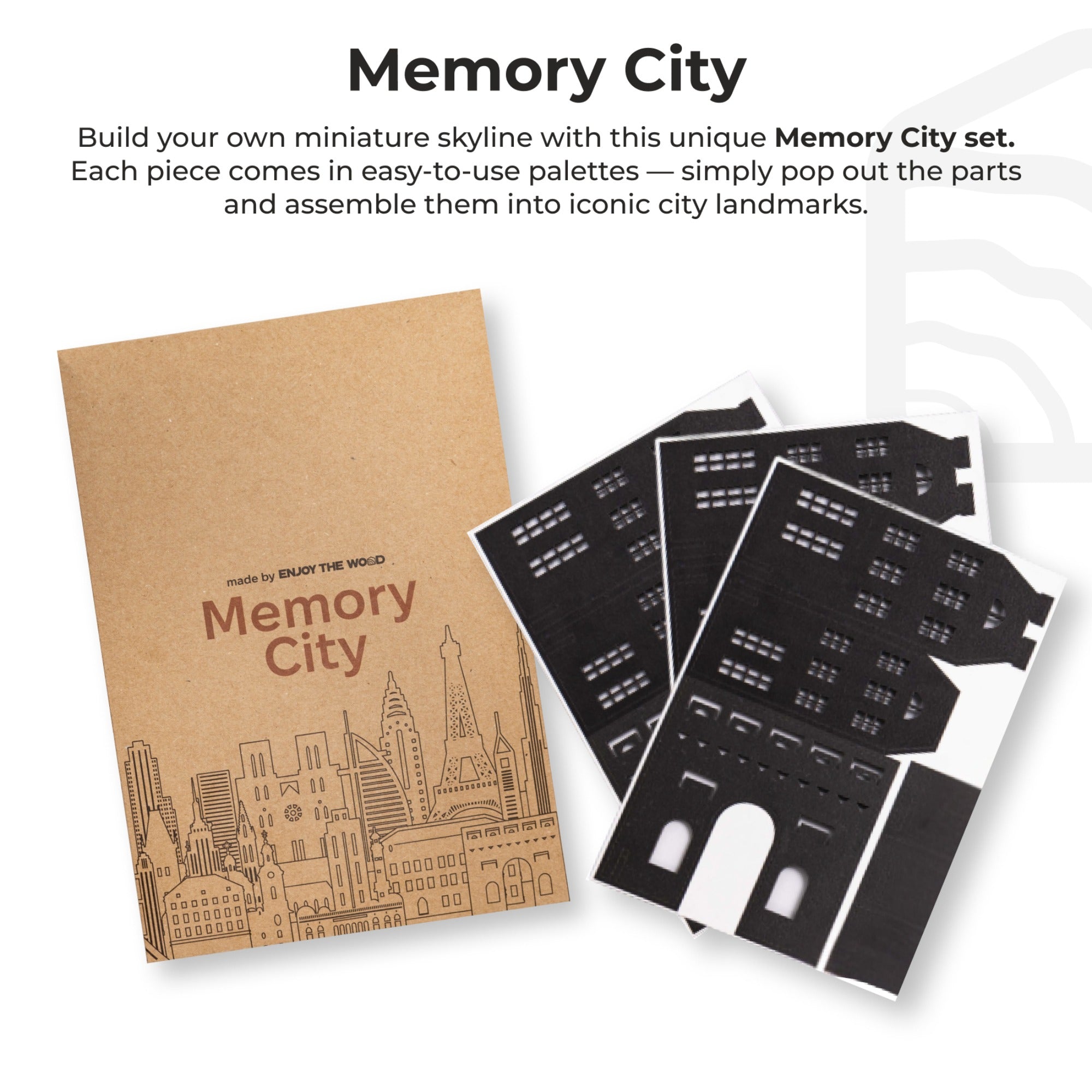 Wooden Rome City Skyline Decor Model – Travel Souvenir Gift
