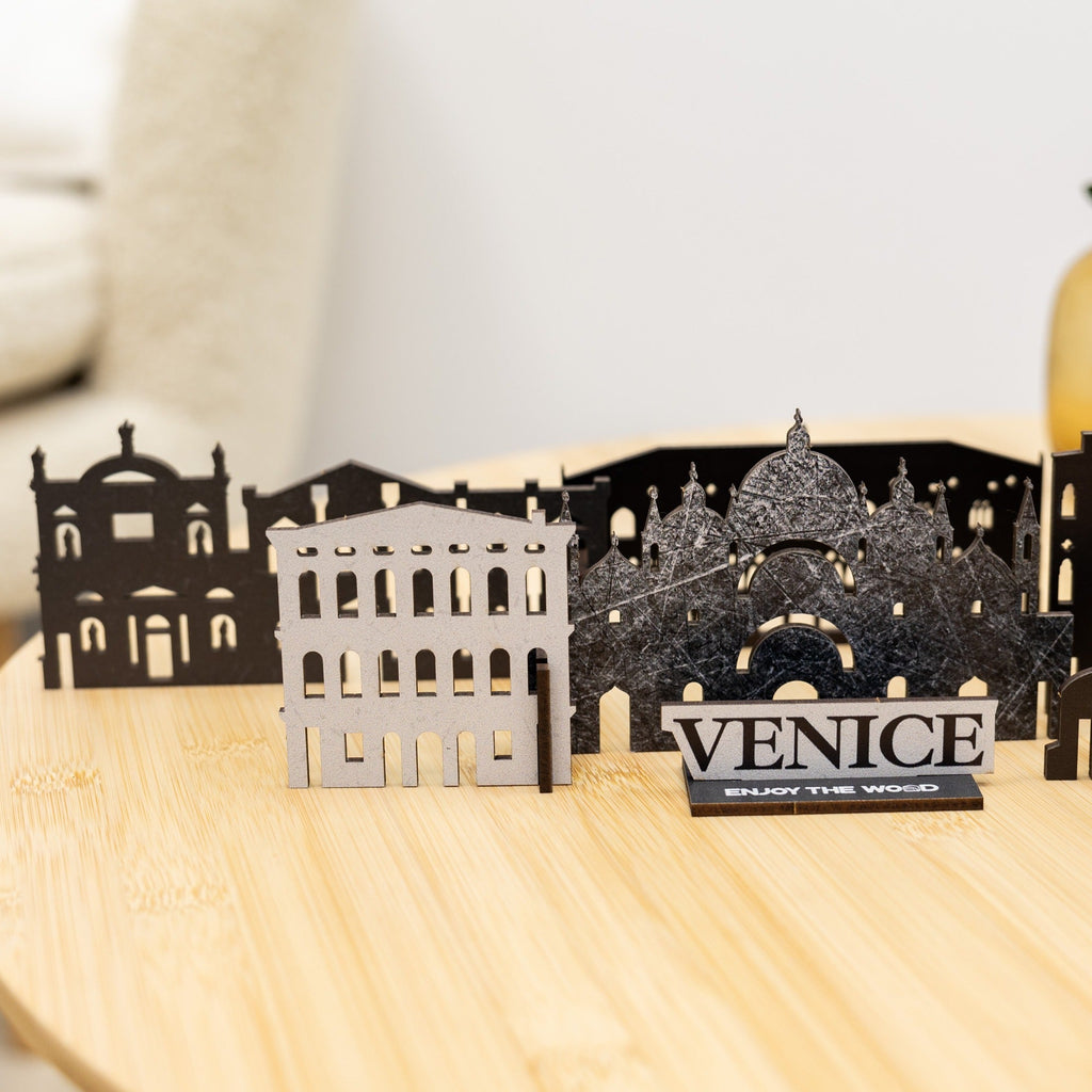 Venice Wooden Memory City Travel Decor Sculpture