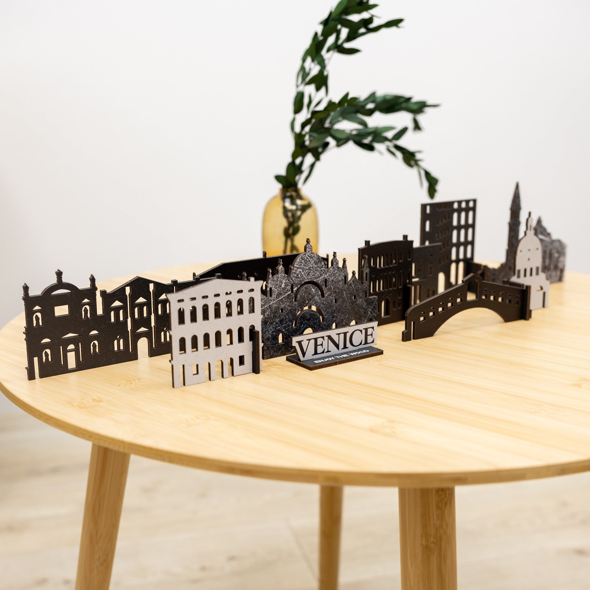 Venice Wooden Memory City Travel Decor Sculpture